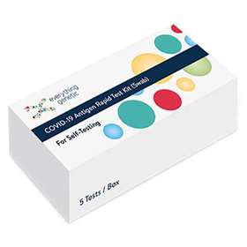 Everything Genetic Covid-19 Self-Testing Rapid Test x5