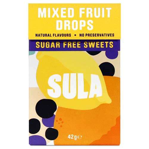 Sula Mixed Fruit Drops 42g