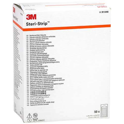 3M Steri-Strip 6mm x 100mm BOX OF 50 R1546