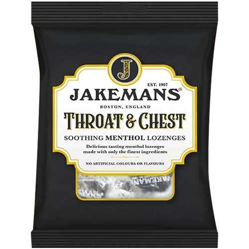 Jakemans Throat and Chest Soothing Menthol Lozenges 160g