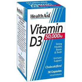 HealthAid Vitamin D3 50000iu Capsules 30