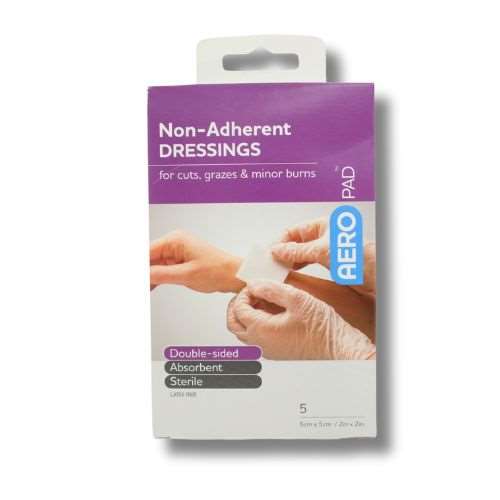 Aeropad Non Adherent Double Sided Dressings 5cm x 5cm