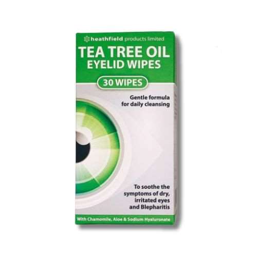 Tea Tree Oil Eyelid Wipes 30