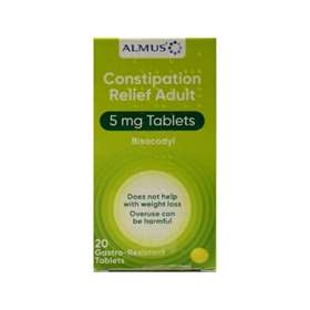 Bisacodyl Tablets 5mg 20 Tablets