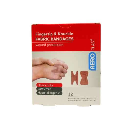 Aeroplast Fingertip And Knuckle Fabric Bandages 12