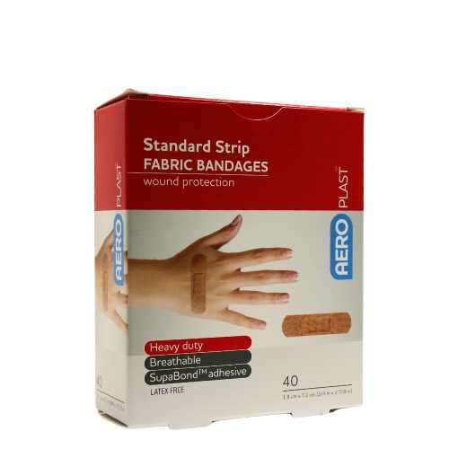 Aeroplast Standard Strip Fabric Bandage x 40