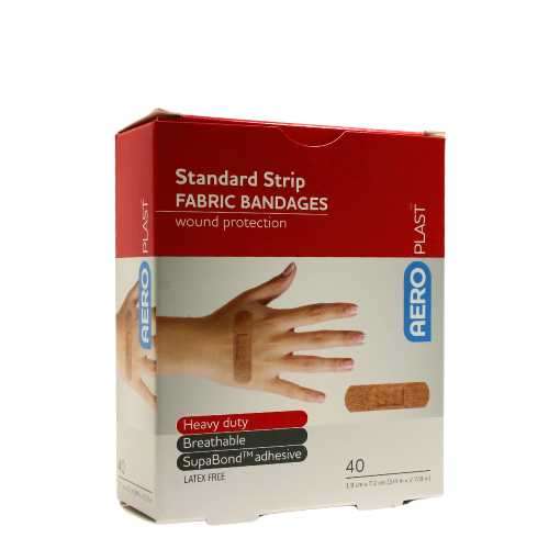 Click to view product details and reviews for Aeroplast Standard Strip Fabric Bandage X 40. Click to view product details and reviews for Aeroplast Standard Strip Fabric Bandage X 40.