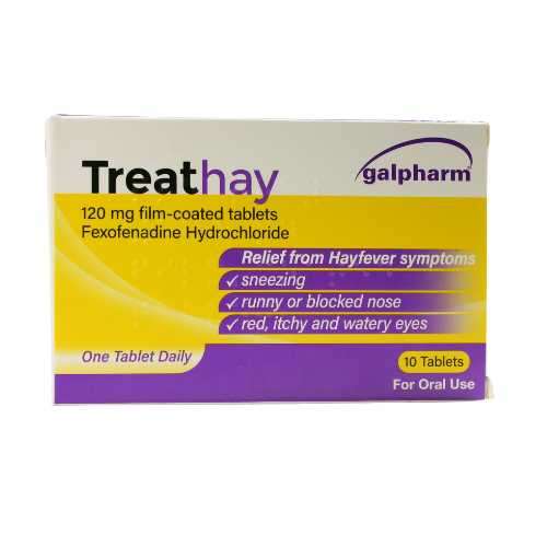 Treathay Fexofenadine 120mg Tablets 10