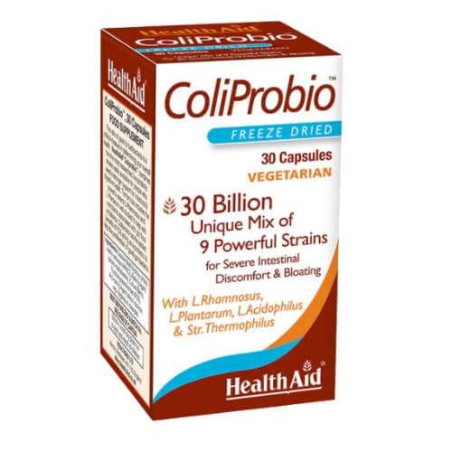 Click to view product details and reviews for Healthaid Coliprobio Capsules 30.
