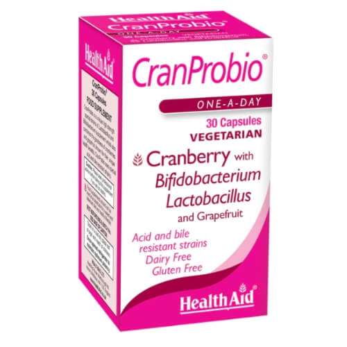 HealthAid CranPobio One A Day Cranberry Capsules 30