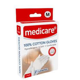 Medicare Cotton Gloves Medium