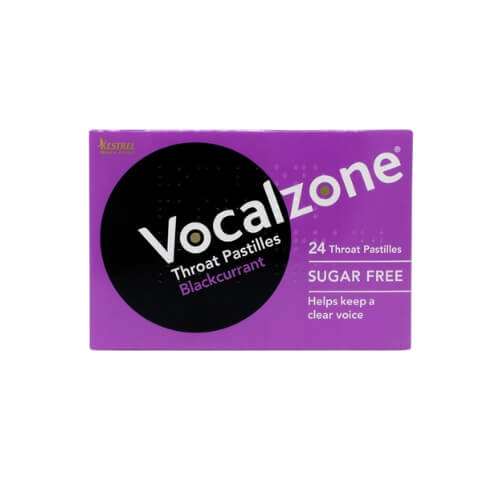 Vocalzone Throat Pastilles Blackcurrant 24