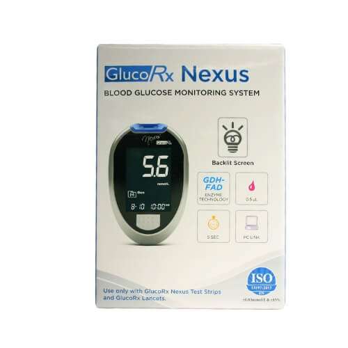 GlucoRx Nexus Blood Glucose Monitoring System