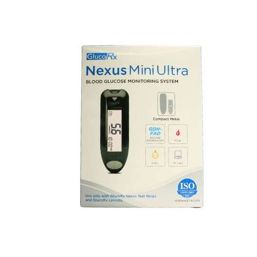 GlucoRx Nexus Mini Ultra Blood Glucose Monitoring System