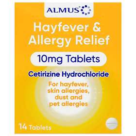 Almus Hayfever & Allergy Relief 10mg (14) Tablets