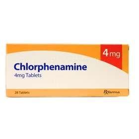 Chlorphenamine 4mg Tablets 28