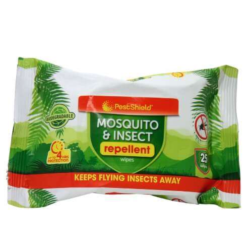 Click to view product details and reviews for Pestshield Mosquito And Insect Repellent Wipes 25.