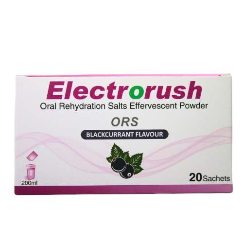 Click to view product details and reviews for Electrorush Oral Rehydration Salts Blackcurrant Flavour 20 Sachets. Click to view product details and reviews for Electrorush Oral Rehydration Salts Blackcurrant Flavour 20 Sachets.