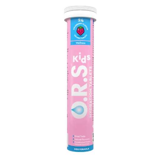Kids O.R.S Hydration Tablets Strawberry 24