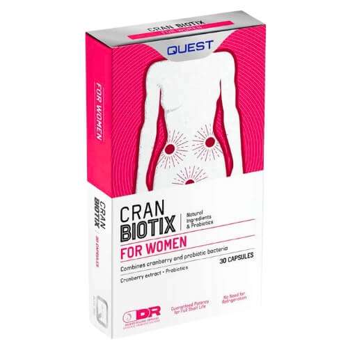 Click to view product details and reviews for Quest Cran Biotix Tablets For Women 30. Click to view product details and reviews for Quest Cran Biotix Tablets For Women 30.