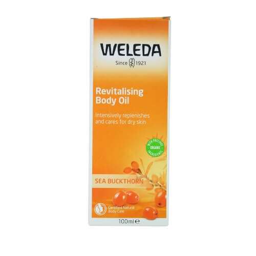 Weleda Revitalising Body Oil Sea Buckthorn 100ml Glass