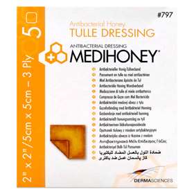 Medihoney Tulle Dressings 5x5cm (5)