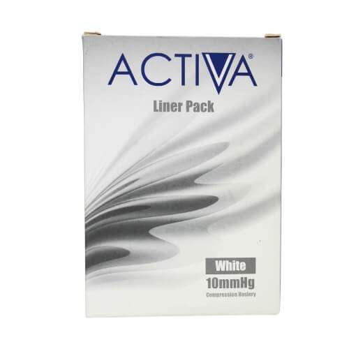 Click to view product details and reviews for Activa Liner Pack White Close Toe M 311 8775.