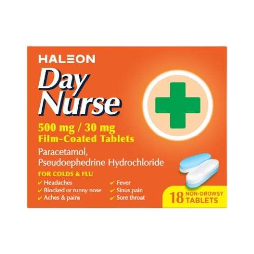 Haleon Day Nurse 18 Tablets
