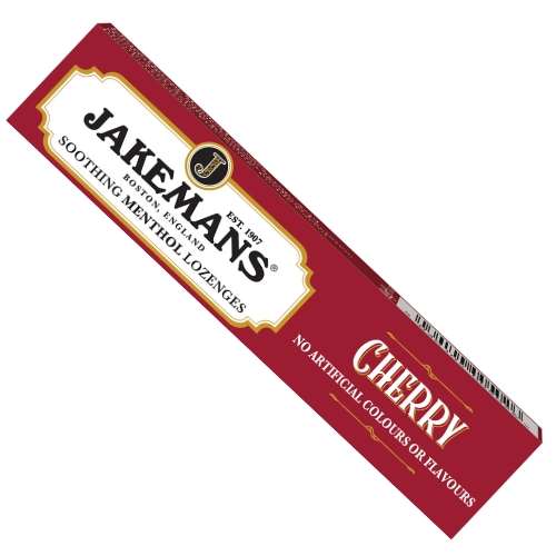 Click to view product details and reviews for Jakemans Soothing Menthol Lozenges Cherry 41g.