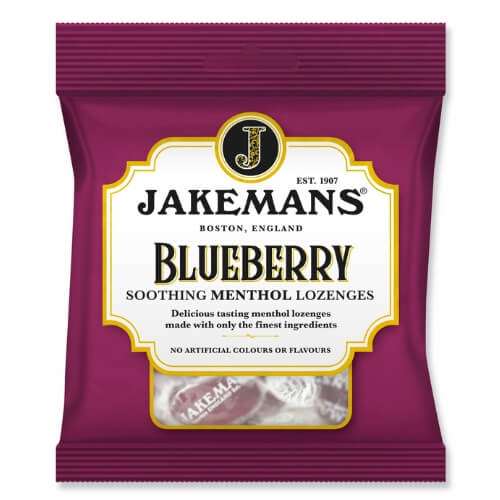 Click to view product details and reviews for Jakemans Soothing Menthol Lozenges Blueberry 73g.