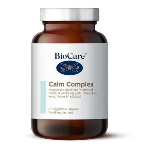 Click to view product details and reviews for Biocare Calm Complex 60 Capsules.