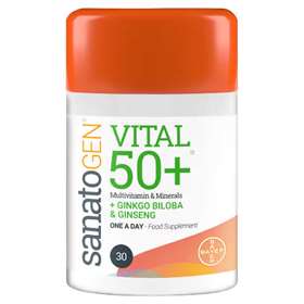 Sanatogen Vital 50 + tablets 30