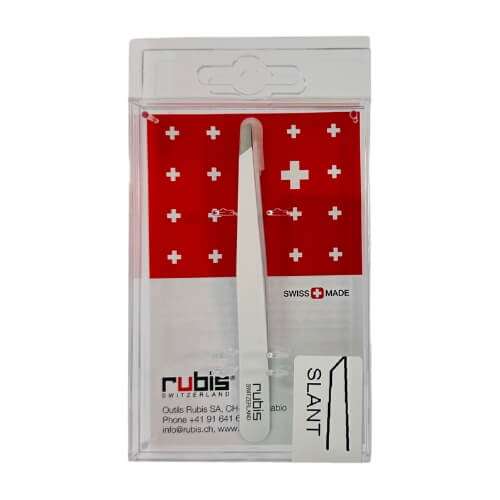 Click to view product details and reviews for Rubis Classic Tweezers White.