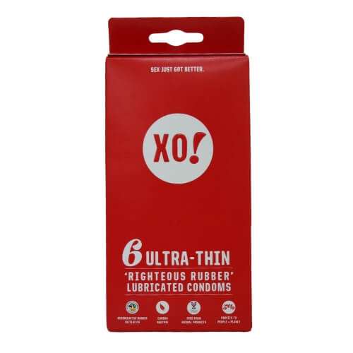 XO! 6 Ultra-Thin Vegan Condoms