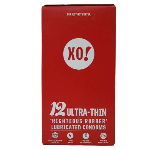 XO! 12 Ultra-Thin Vegan Condoms