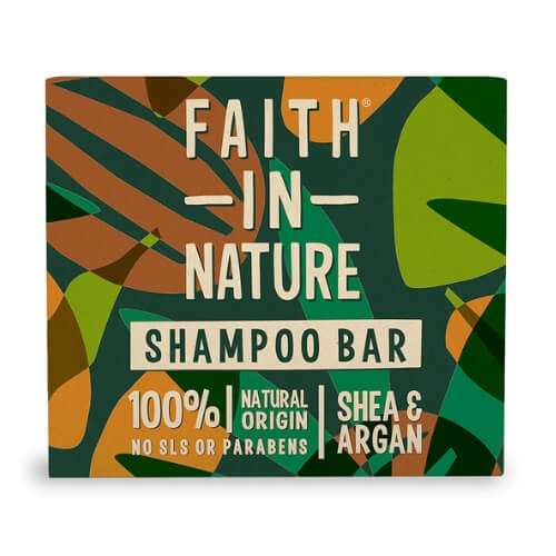 Faith In Nature Shea & Argan Shampoo Bar 85g