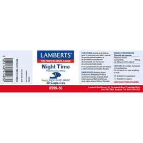 Lamberts Night Time Pistachio 100mg Capsules 30
