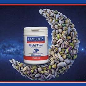 Lamberts Night Time Pistachio 100mg Capsules 30