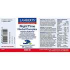 Lamberts Night Time Herbal Complex 60 Capsules
