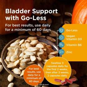 Healthspan Bladder Support With Go-Less 60 Capsules