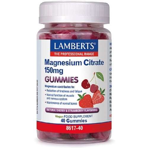 Lamberts Magnesium Citrate 150mg Gummies (40)