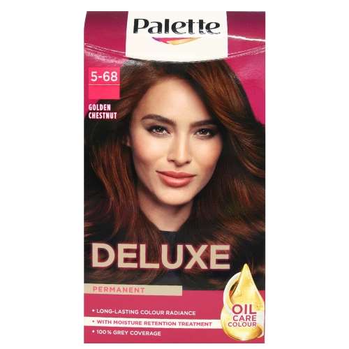 Palette Deluxe Permanent Hair Colour 5-68 Golden Chestnut