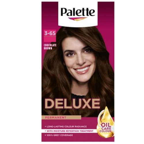 Click to view product details and reviews for Palette Deluxe Permanent Hair Colour 3 65 Chocolate Brown. Click to view product details and reviews for Palette Deluxe Permanent Hair Colour 3 65 Chocolate Brown.