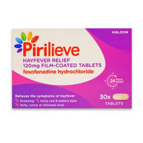 Pirilieve Hayfever Relief Tablets 120mg 30