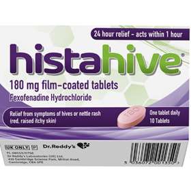 Histahive Fexofenadine 180mg Tablets 10
