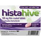 Histahive Fexofenadine 180mg Tablets 10