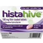 Histahive Fexofenadine 180mg Tablets 30