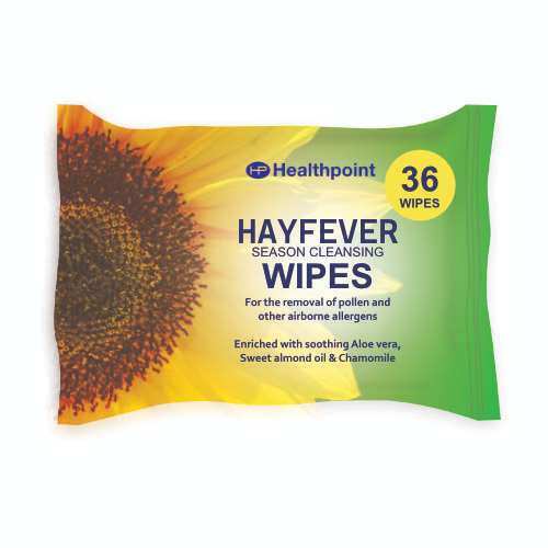 Healthpoint Hayfever Season Cleansing Wipes 36