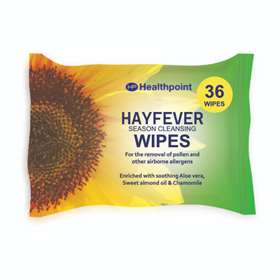 Healthpoint Hayfever Season Cleansing wipes 35