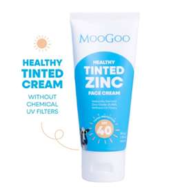MooGoo Healthy Tinted Zinc SPF 40 Face Cream 50g